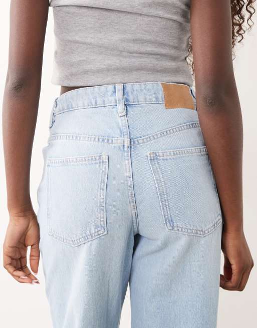 Cotton On 91 straight leg jeans in laurel blue, 4 of 5