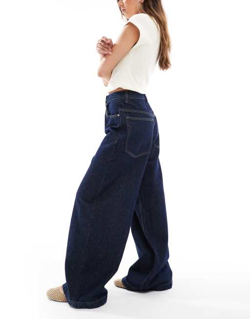 Cotton On 91 wide leg jeans in blue, 3 of 5