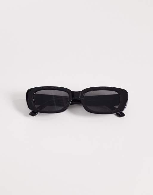 Cotton On - Abby - Lunettes de soleil rectangulaires - Noir, 3 de 3