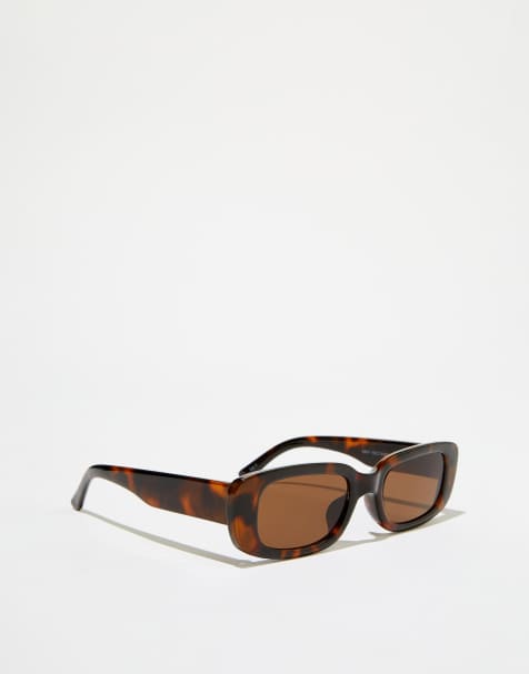 Cotton On Abby rectangle sunglasses in multi - view 1