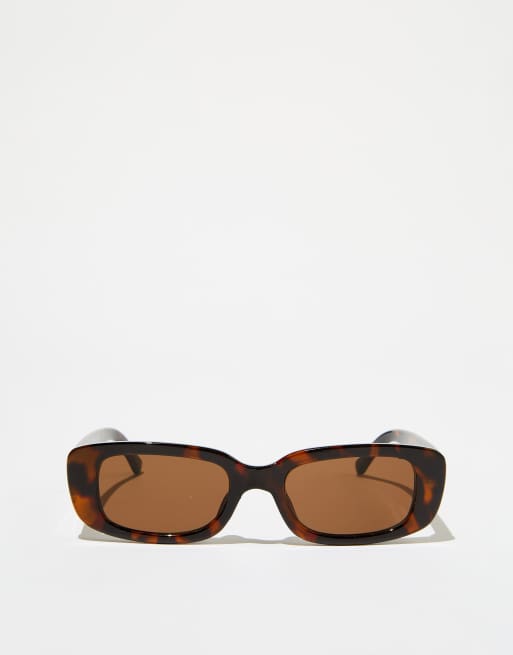 Cotton On Abby rectangle sunglasses in multi, 3 of 3
