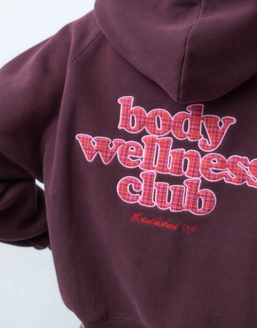 Cotton On active body wellness club hoodie in purple, 4 of 5