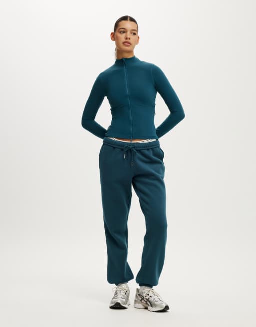 Cotton On Active core zip through long sleeve in blue, 2 of 4