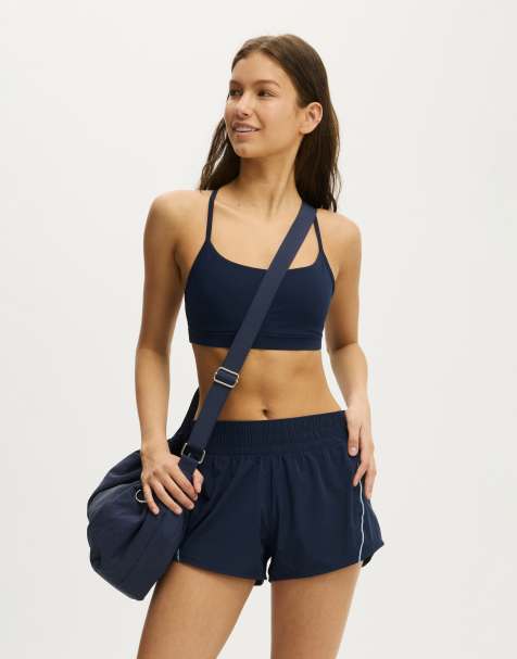 Cotton On Active curve hem short in mid blue - view 1