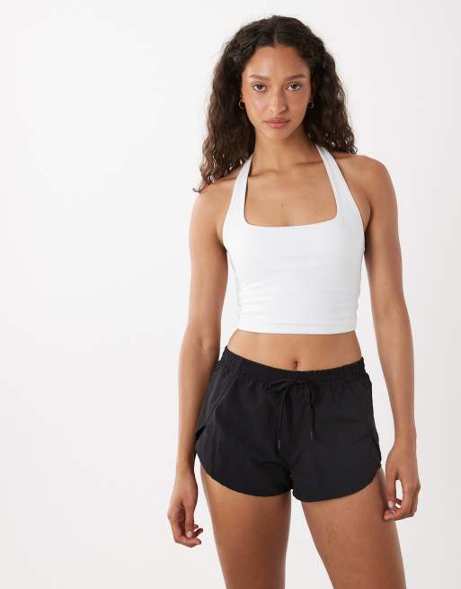 Cotton On Active dolphin hem shorts in black, 2 of 5