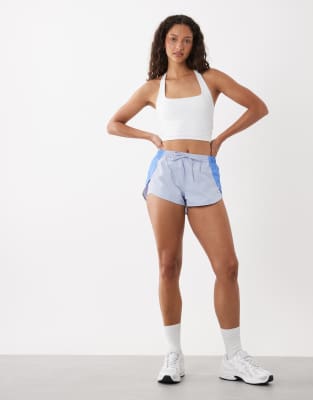 Cotton On Active Dolphin Hem Shorts In Silver