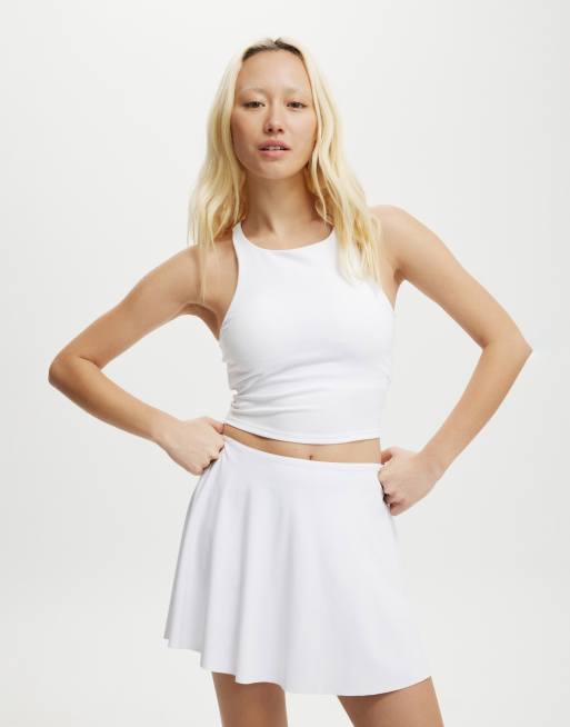 Cotton On Active full circle skirt in white - WHITE