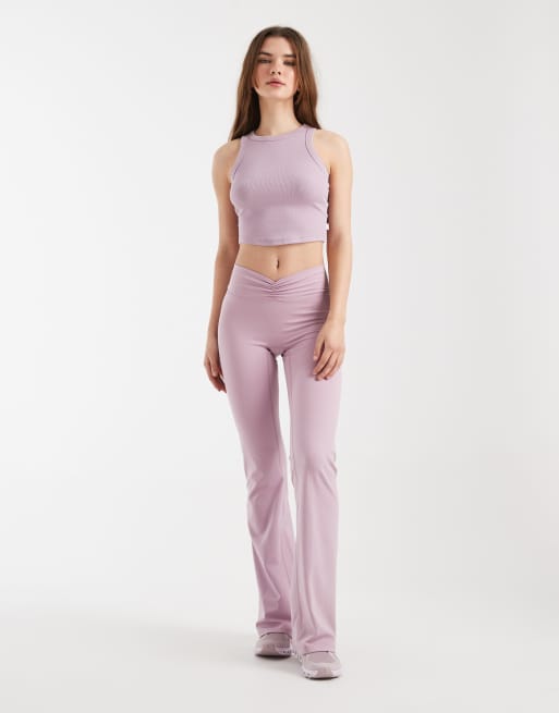 Cotton On - Active - Geribbelde tanktop met ronde zoom in gemêleerd, 2 van 4