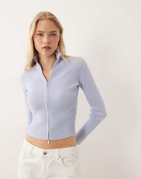 Cotton On – Active – Konturierende Jacke in Veilchenblau mit Reißverschluss, Kombiteil - view 1