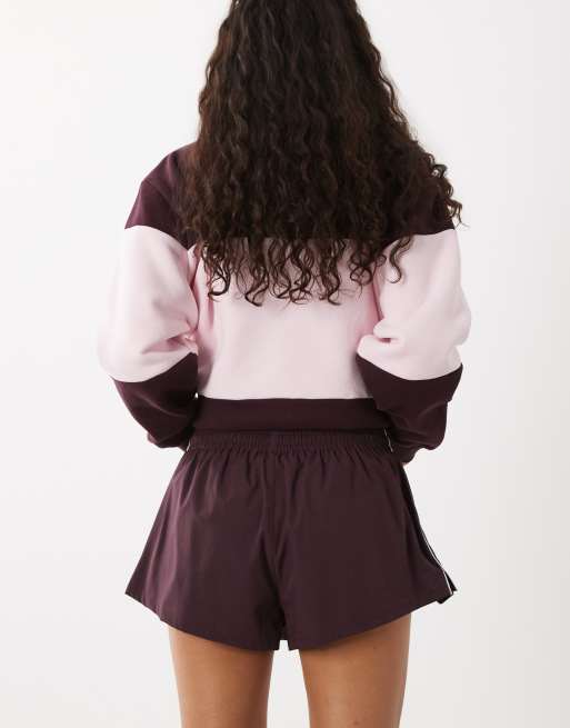 Cotton On active paneled woven shorts in italian plum, 5 of 5