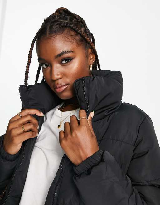 Cotton on black store puffer jacket