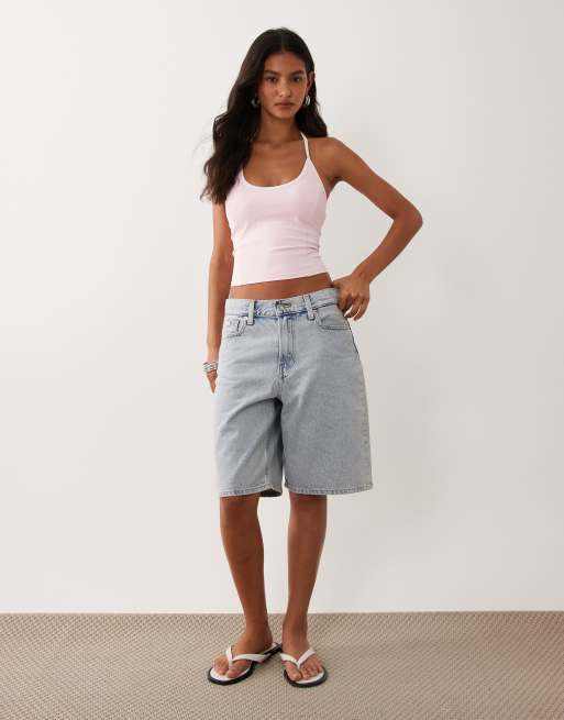 Cotton On Active - top halter de cuello ancho ultrasuave en cherry dream, 2 de 4