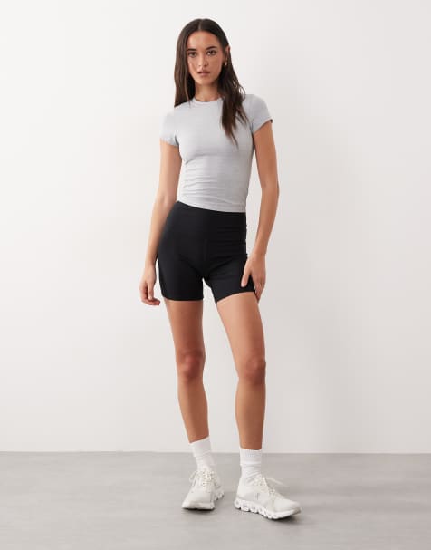 Cotton On - Active - Ultra aansluitend T-shirt in gemêleerd lichtgrijs - view 1