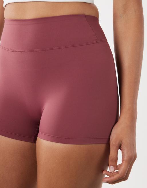 Cotton On – Active – Ultra Luxe – Shorts in Altrosa mit tiefer Bund hinten, 4 von 5