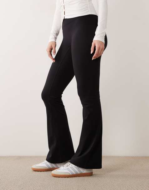 princess polly baby blue dress Black Blown Dress Pants Stretchy High Waist Flare Pants for Women|  Alibaba.com main image 0