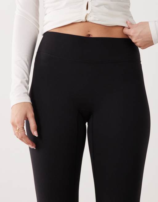 Cotton On Active ultra soft contour flare trouser in black, 3 of 5