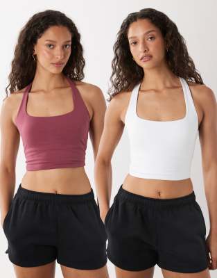 Cotton On Active Ultra Soft T Bar Tank In Multi