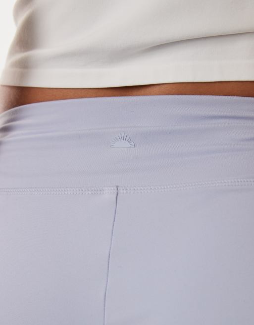 Cotton On active ultra soft tie front bootleg pant in violet blue, 3 of 5