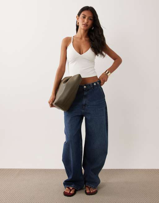 Cotton On active ultra soft tri crossback cami in coconut milk, 2 of 4