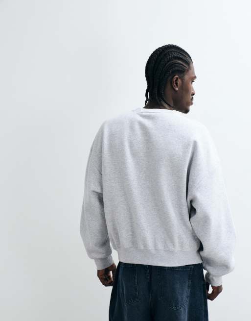 Cotton On afslappet sweater med rund hals i gråmeleret, 4 af 5