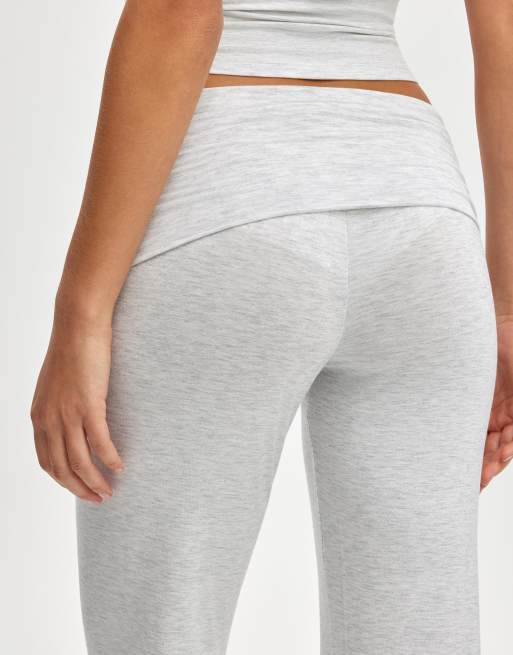 Cotton On Airy soft roll waist pant in smooth light grey marle, 2 of 4