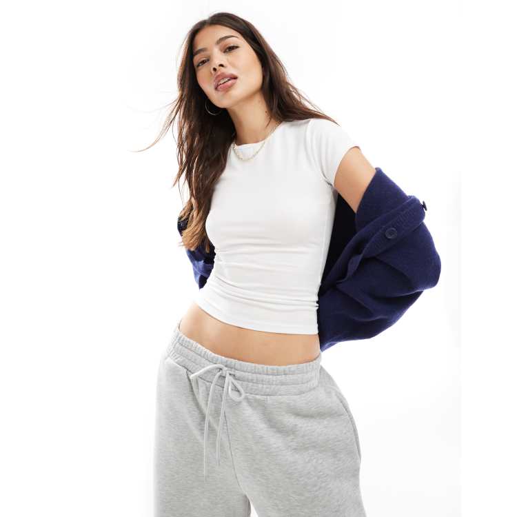 売れ筋商品|||コットンオン カットソー トップス レディース Women's All Day Crew Tee White Cotton On all day crew neck short sleeve t-shirt in white | ASOS