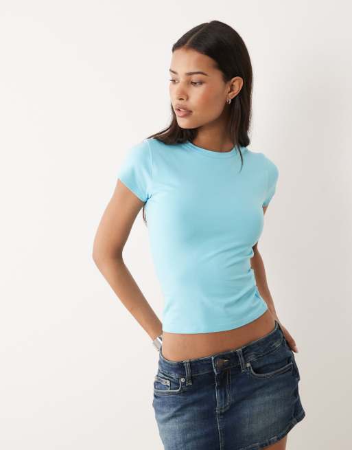 Cotton On - All Day - T-shirt girocollo color acqua crush, 3 di 4