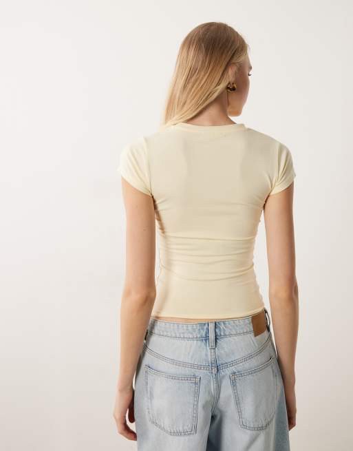 Cotton On - All Day - T-shirt met ronde hals in vanille, 3 van 4