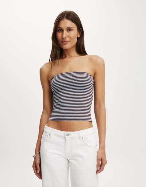 Cotton On All day tube top in multi - view 1