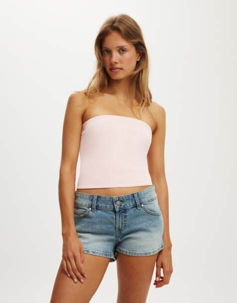 Cotton On All day tube top in peach spritz - view 1