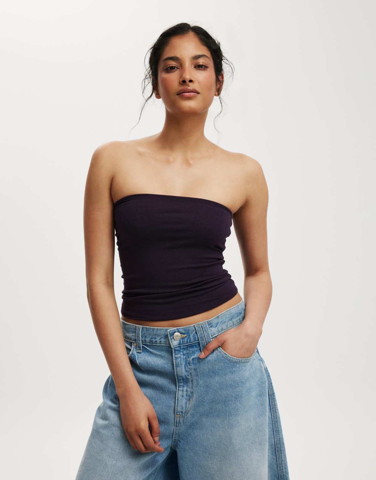Cotton On All day tube top in purple