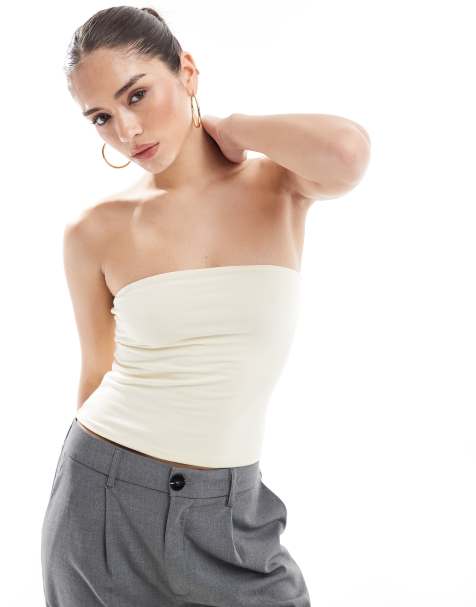 Cotton On All day tube top in yellow   - view 1