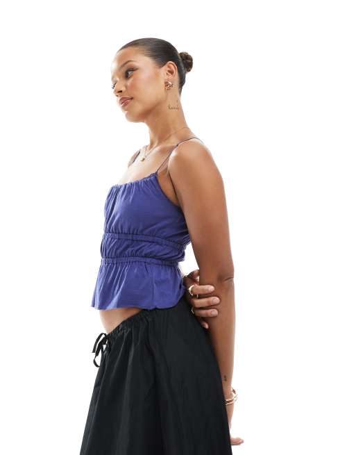 Cotton On Annie lace cami in blue