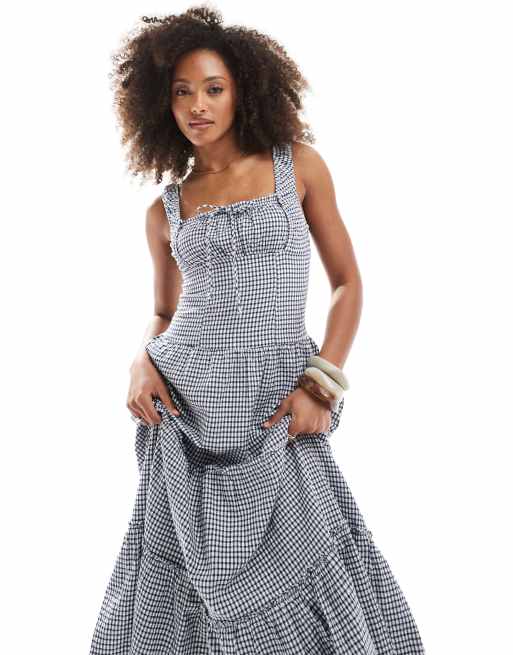 aria corset detail maxi dress ARIA