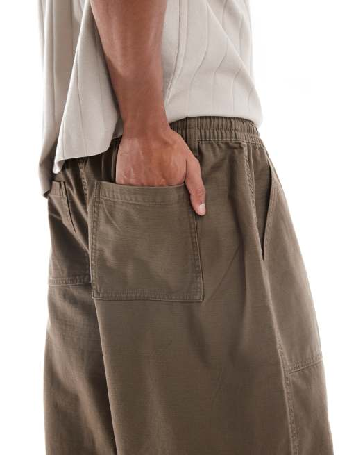 Cotton On - Arlo - Pantaloni ampi a palloncino marrone cioccolato, 3 di 5