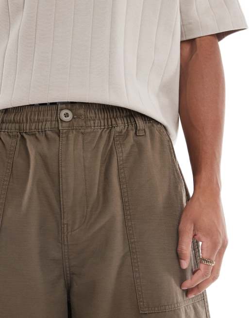 Cotton On - Arlo - Pantaloni ampi a palloncino marrone cioccolato, 5 di 5