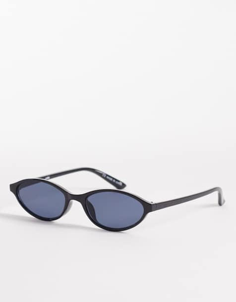 Cotton On ashlyn slim line sunglasses in black - view 1