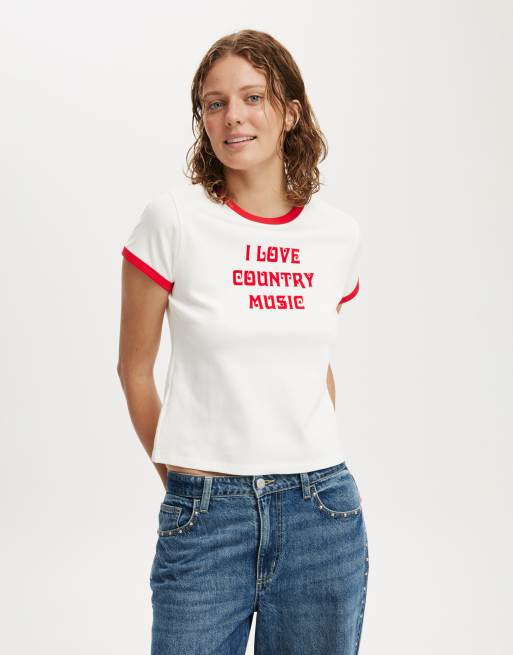 Cotton On Baby graphic tee in white - WHITE