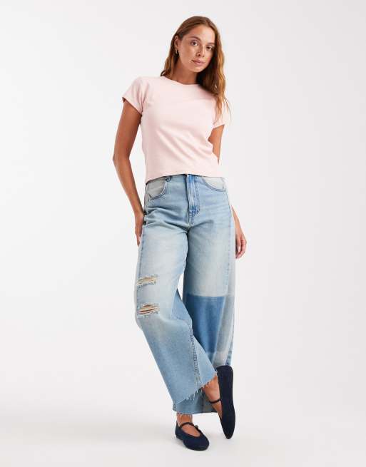 Cotton On - Baby tee in jaren 90-stijl in roze, 2 van 4