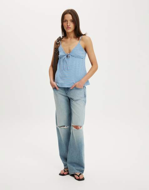 Cotton On Babydoll cami in blue - view 1
