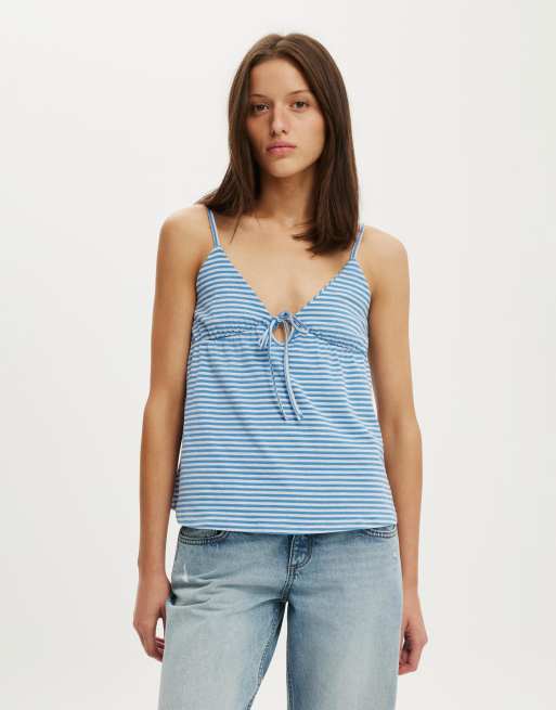 Cotton On Babydoll cami in blue, 2 of 4