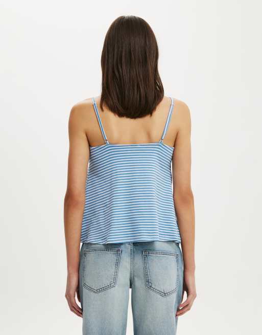 Cotton On Babydoll cami in blue, 4 of 4