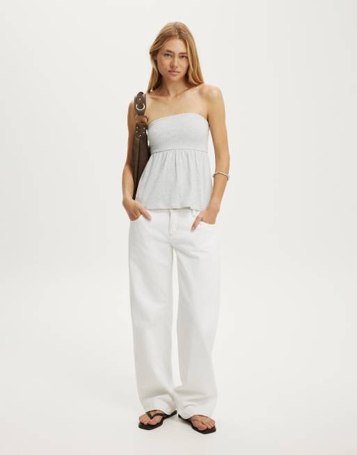 Cotton On Babydoll tube in grey, 2 of 4