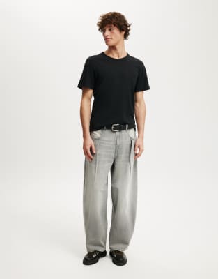 Cotton On Baggy balloon jean in pleat shady grey  