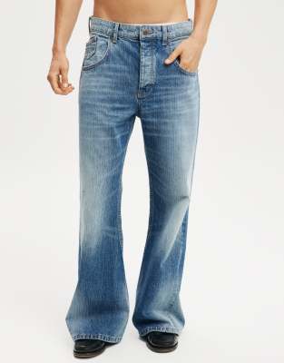 Cotton  On Baggy bootcut jean in buckin blue 