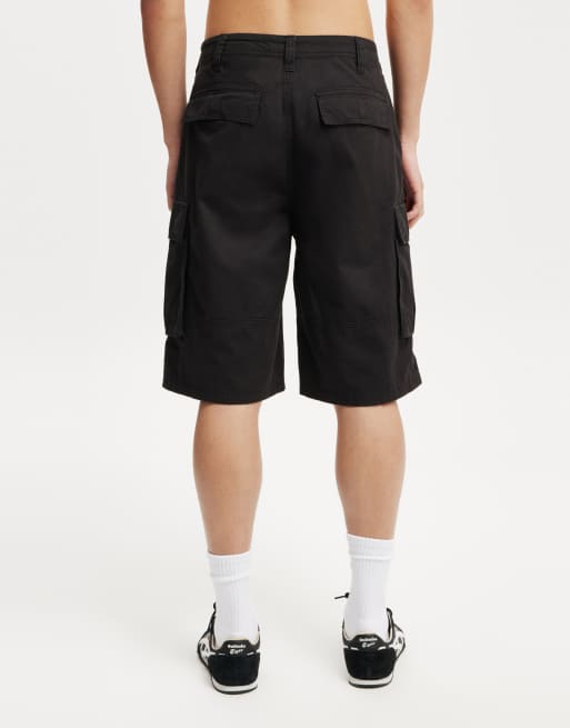 Cotton On Baggy cargo short in black  , 2 of 4
