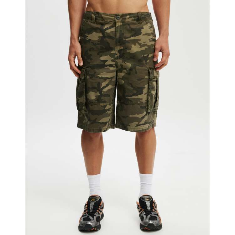 Cotton On Baggy cargo short in camo ASOS