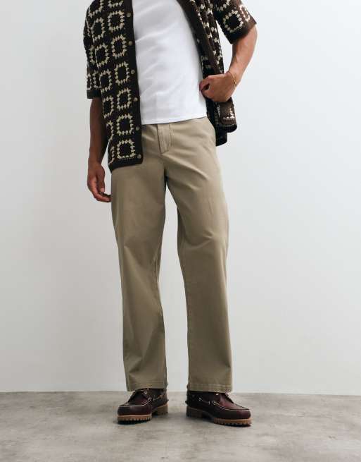 Cotton On baggy chino pants in camel, 2 of 5