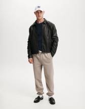 Superdry Blank oversized joggers in cadet grey marl
