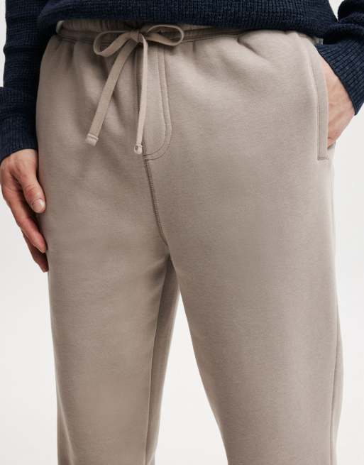 Cotton On Baggy cuffed track pant in beige